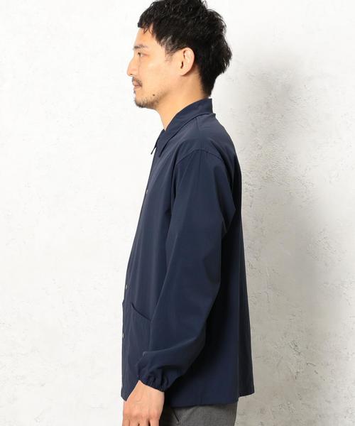 green label relaxing（グリーンレーベルリラクシング）の「SC CORDU/2WAY/RIP コーチジャケット ◆（ブルゾン・メンズ・ネイビー/ブラック・SMALL/X-LARGE/MEDIUM/LARGE）」の5枚目の写真