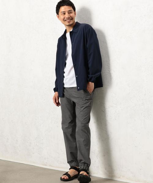 green label relaxing（グリーンレーベルリラクシング）の「SC CORDU/2WAY/RIP コーチジャケット ◆（ブルゾン・メンズ・ネイビー/ブラック・SMALL/X-LARGE/MEDIUM/LARGE）」の6枚目の写真