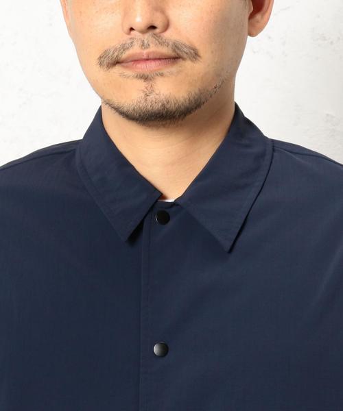 green label relaxing（グリーンレーベルリラクシング）の「SC CORDU/2WAY/RIP コーチジャケット ◆（ブルゾン・メンズ・ネイビー/ブラック・SMALL/X-LARGE/MEDIUM/LARGE）」の7枚目の写真