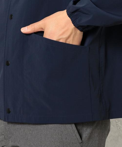 green label relaxing（グリーンレーベルリラクシング）の「SC CORDU/2WAY/RIP コーチジャケット ◆（ブルゾン・メンズ・ネイビー/ブラック・SMALL/X-LARGE/MEDIUM/LARGE）」の17枚目の写真