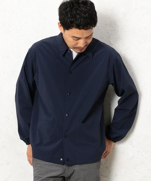 green label relaxing（グリーンレーベルリラクシング）の「SC CORDU/2WAY/RIP コーチジャケット ◆（ブルゾン・メンズ・ネイビー/ブラック・SMALL/X-LARGE/MEDIUM/LARGE）」の18枚目の写真
