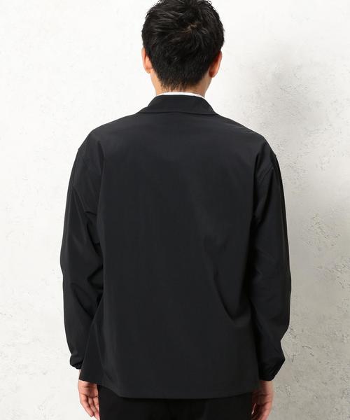 green label relaxing（グリーンレーベルリラクシング）の「SC CORDU/2WAY/RIP コーチジャケット ◆（ブルゾン・メンズ・ネイビー/ブラック・SMALL/X-LARGE/MEDIUM/LARGE）」の9枚目の写真