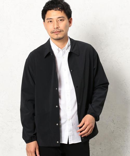 green label relaxing（グリーンレーベルリラクシング）の「SC CORDU/2WAY/RIP コーチジャケット ◆（ブルゾン・メンズ・ネイビー/ブラック・SMALL/X-LARGE/MEDIUM/LARGE）」の12枚目の写真