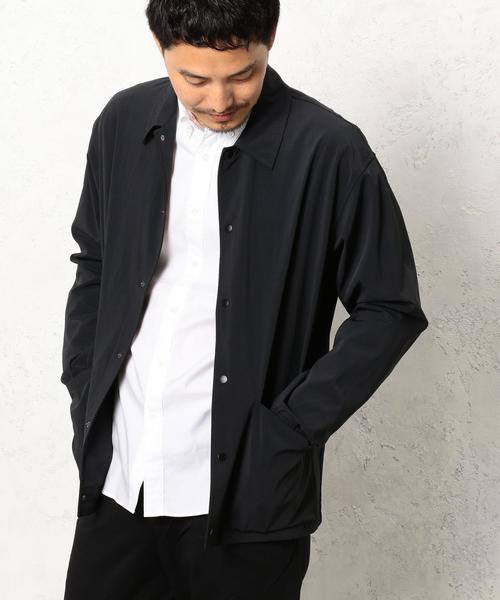 green label relaxing（グリーンレーベルリラクシング）の「SC CORDU/2WAY/RIP コーチジャケット ◆（ブルゾン・メンズ・ネイビー/ブラック・SMALL/X-LARGE/MEDIUM/LARGE）」の13枚目の写真