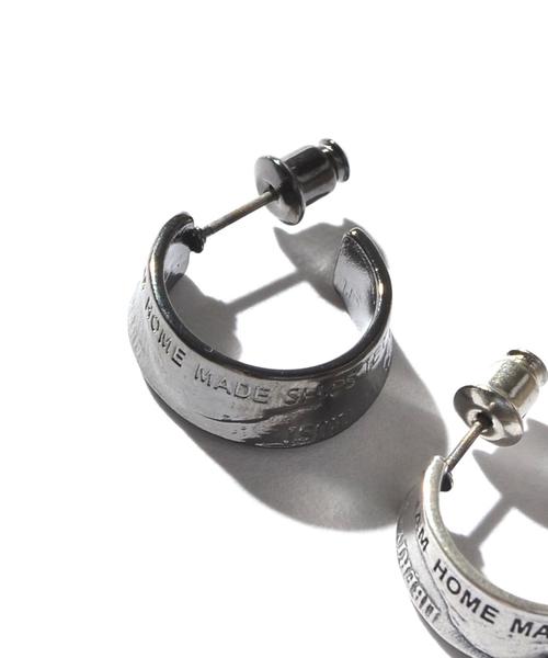 JAM HOME MADE（ジャムホームメイド）の「FirST JAM×SHIPS JET BLUE: 別注 コインピアス ◇（ピアス（片耳用）・メンズ・シルバー/ブラック/ブロンズ/ゴールド・ONE SIZE）」の5枚目の写真