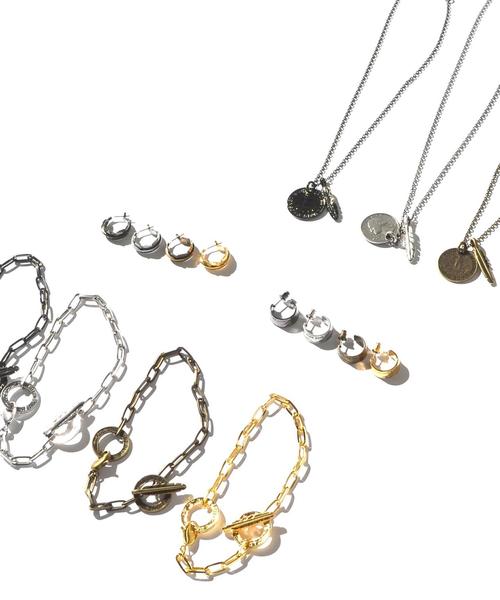 JAM HOME MADE（ジャムホームメイド）の「FirST JAM×SHIPS JET BLUE: 別注 コインピアス ◇（ピアス（片耳用）・メンズ・シルバー/ブラック/ブロンズ/ゴールド・ONE SIZE）」の10枚目の写真