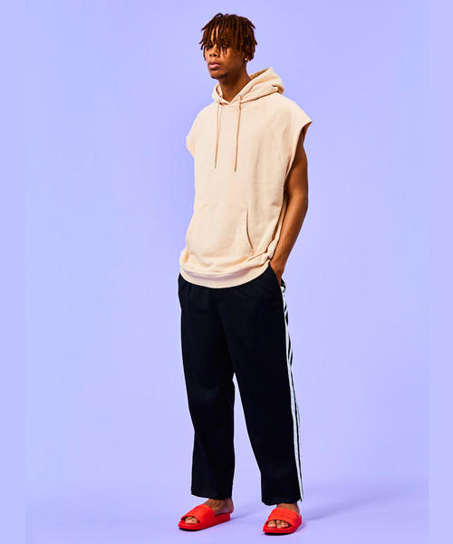 MONKEY TIME(モンキータイム)の「<monkey time> URAKE PO MUSCLE SLEEVE HOODY/パーカ ◆(パーカー・メンズ・グレー/シャーベット・MEDIUM/X-LARGE/LARGE)」の10枚目の写真