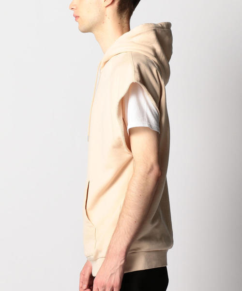 MONKEY TIME(モンキータイム)の「<monkey time> URAKE PO MUSCLE SLEEVE HOODY/パーカ ◆(パーカー・メンズ・グレー/シャーベット・MEDIUM/X-LARGE/LARGE)」の9枚目の写真