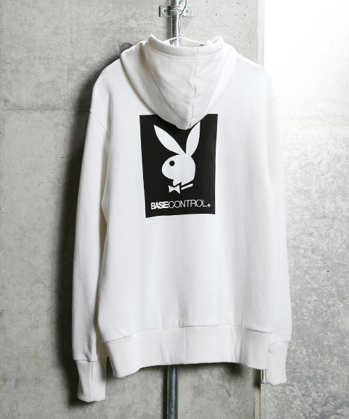 Playboy プレイボーイ の Playboy プレイボーイ別注 Bunnyロゴ ジップパーカー パーカー Wear