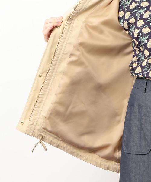 green label relaxing(グリーンレーベルリラクシング)の「◆SC 撥水 ビッグ モッズコート ◆(モッズコート・レディース・ベージュ/オリーブ/ネイビー・36/42/40/38/44)」の19枚目の写真