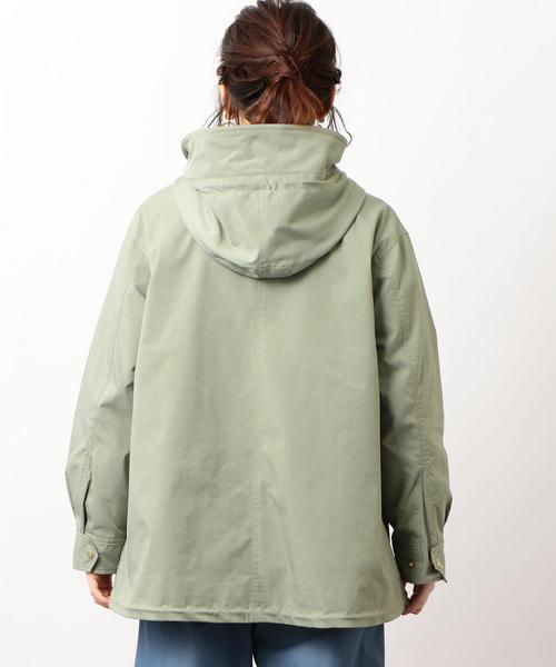 green label relaxing(グリーンレーベルリラクシング)の「◆SC 撥水 ビッグ モッズコート ◆(モッズコート・レディース・ベージュ/オリーブ/ネイビー・36/42/40/38/44)」の22枚目の写真