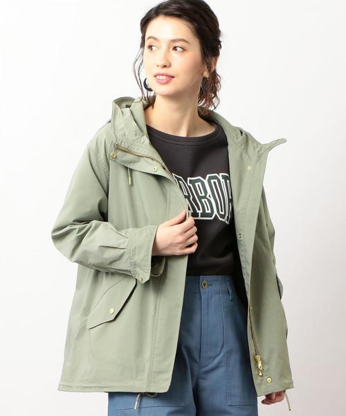 green label relaxing(グリーンレーベルリラクシング)の「◆SC 撥水 ビッグ モッズコート ◆(モッズコート・レディース・ベージュ/オリーブ/ネイビー・36/42/40/38/44)」の14枚目の写真