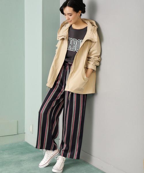 green label relaxing(グリーンレーベルリラクシング)の「◆SC 撥水 ビッグ モッズコート ◆(モッズコート・レディース・ベージュ/オリーブ/ネイビー・36/42/40/38/44)」の11枚目の写真