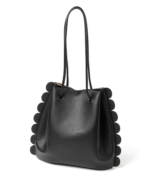 PAGEBOY（ページボーイ）の「スカラップトートバッグ（トートバッグ・レディース・ブラック/レッド/オフホワイト・FREE）」の7枚目の写真