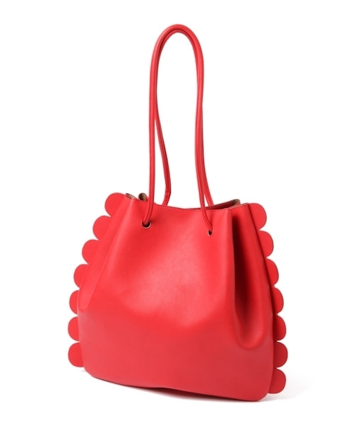 PAGEBOY（ページボーイ）の「スカラップトートバッグ（トートバッグ・レディース・ブラック/レッド/オフホワイト・FREE）」の8枚目の写真