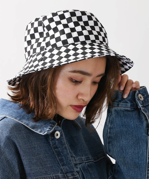 WEGO（ウィゴー）の「WEGO/チェッカーバケットハット（ハット・メンズ・ブラック・FREE）」の12枚目の写真
