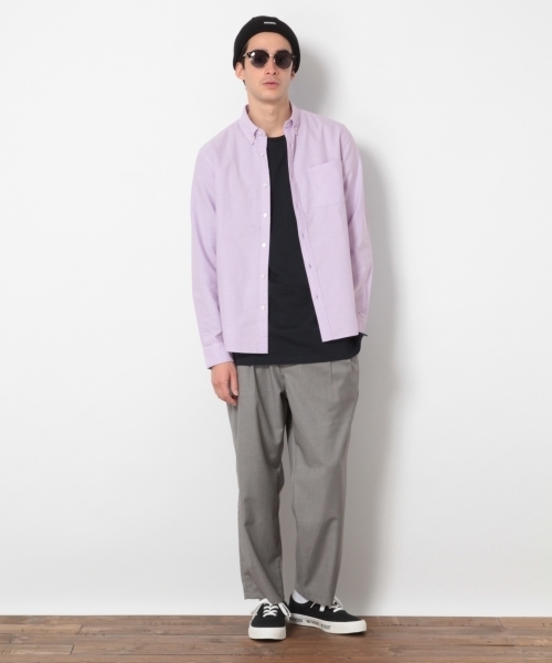 RAGEBLUE(レイジブルー)の「ナチュラルストレッチオックスフォードシャツ/781108(シャツ/ブラウス・メンズ・グリーン/ホワイト/パープル/グレー系その他/ネイビー・LARGE/SMALL/MEDIUM/X-LARGE)」の7枚目の写真