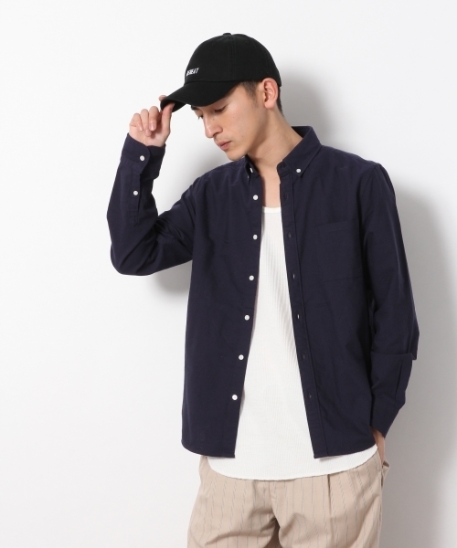 RAGEBLUE(レイジブルー)の「ナチュラルストレッチオックスフォードシャツ/781108(シャツ/ブラウス・メンズ・グリーン/ホワイト/パープル/グレー系その他/ネイビー・LARGE/SMALL/MEDIUM/X-LARGE)」の21枚目の写真