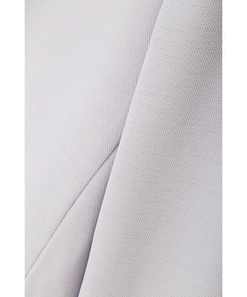 22 OCTOBRE（ヴァンドゥ－オクトーブル）の「◆麻調ジャージージャケット（ノーカラージャケット・レディース・ホワイト/ネイビー/グレー・40/38）」の11枚目の写真