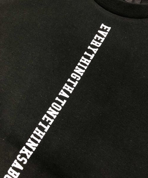 A.S.M（エーエスエム）の「メッセージプリントクルーネックTシャツ（Tシャツ/カットソー・メンズ・ホワイト/ブラック/グレー・48/50/52）」の15枚目の写真