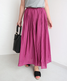 AMERICAN HOLIC | ・シフォンギャザーカラースカート◯(スカート)