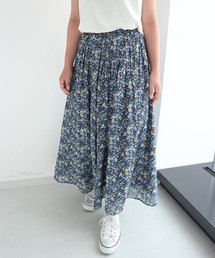 AMERICAN HOLIC | ・シフォンギャザーカラースカート◯◆(スカート)