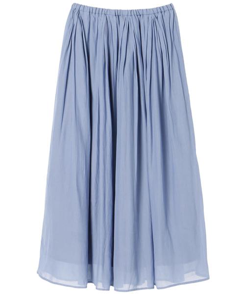 AMERICAN HOLIC（アメリカンホリック）の「・シフォンギャザーカラースカート◯◆（スカート・レディース・パープル/ネイビー/サックスブルー/モカ/その他9/イエロー/グリーン/その他14・FREE）」の12枚目の写真