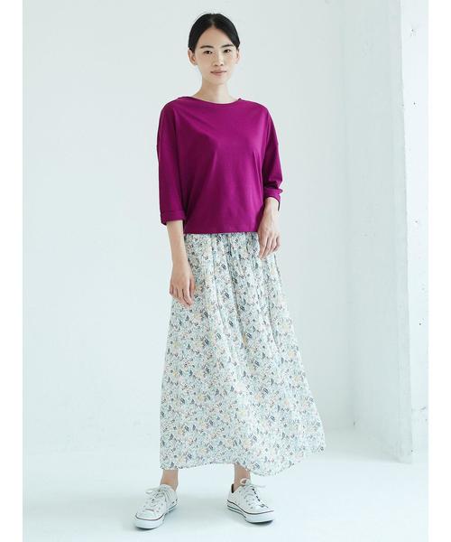 AMERICAN HOLIC（アメリカンホリック）の「・シフォンギャザーカラースカート◯◆（スカート・レディース・パープル/ネイビー/サックスブルー/モカ/その他9/イエロー/グリーン/その他14・FREE）」の17枚目の写真