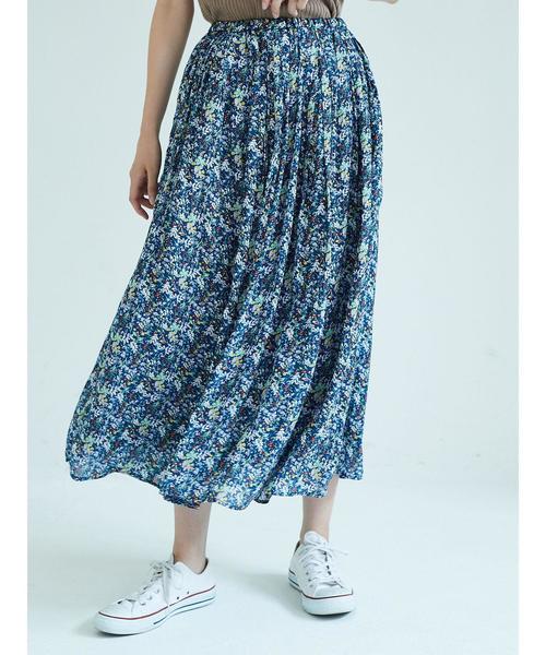 AMERICAN HOLIC（アメリカンホリック）の「・シフォンギャザーカラースカート◯◆（スカート・レディース・パープル/ネイビー/サックスブルー/モカ/その他9/イエロー/グリーン/その他14・FREE）」の18枚目の写真