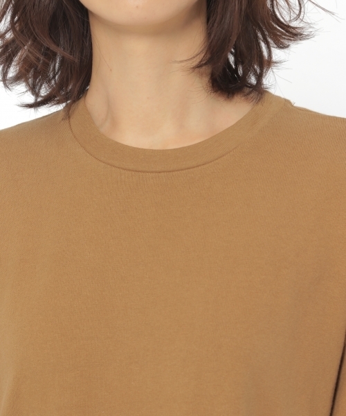 LAKOLE(ラコレ)の「BIG-Tシャツチュニック / LAKOLE(Tシャツ/カットソー・レディース・ブラック/オフホワイト/キャメル・SMALL/MEDIUM)」の10枚目の写真