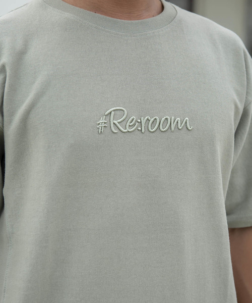 #Re:room（リルーム）の「3DロゴビッグTシャツ（Tシャツ/カットソー・メンズ・オフホワイト/ライトカーキ/ピンク/ベージュ・SMALL/MEDIUM）」の13枚目の写真