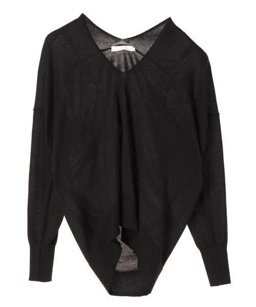 アメリカンホリック【M】新品 両Vネック 抜け衿 ニット プルオーバー AMERICAN HOLIC（アメリカンホリック）の「・両Vネック抜け衿