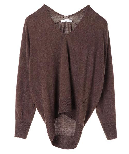 アメリカンホリック【M】新品 両Vネック 抜け衿 ニット プルオーバー AMERICAN HOLIC（アメリカンホリック）の「・両Vネック抜け衿