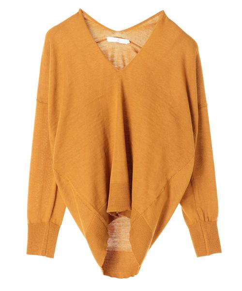 アメリカンホリック【M】新品 両Vネック 抜け衿 ニット プルオーバー AMERICAN HOLIC（アメリカンホリック）の「・両Vネック抜け衿