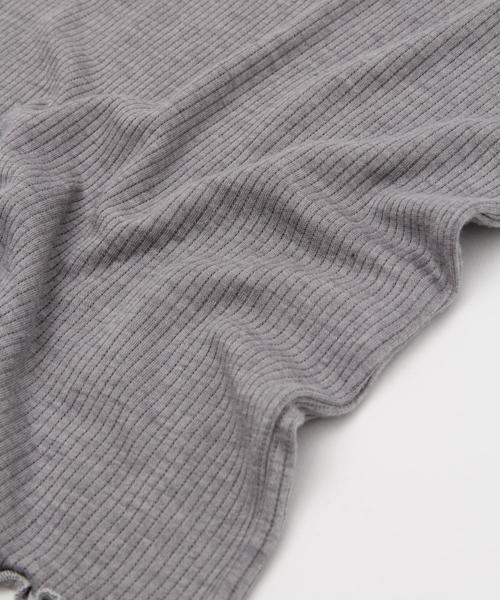 bijorie(ビジュリィ)の「マイクロモダールリブ/ロングスリーブトップ(Tシャツ/カットソー・レディース・ホワイト/ブラック/グレー/ブルーグリーン・M/L)」の14枚目の写真