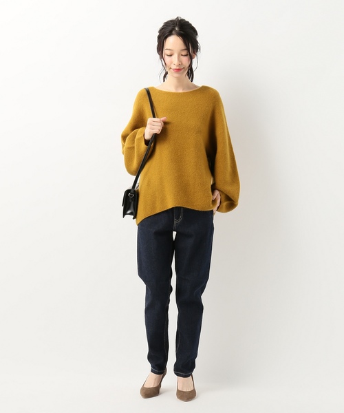 SLOBE IENA(スローブイエナ)の「LE DENIM テーパードデニムパンツ◆(デニムパンツ・レディース・ネイビー/ブルー系その他・40/38/36/34)」の9枚目の写真