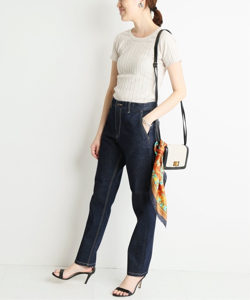 セール】LE DENIM テーパードデニムパンツ◇（デニムパンツ
