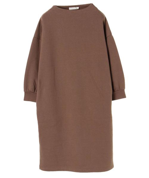 AMERICAN HOLIC(アメリカンホリック)の「・ボトル裏毛裏起毛ワンピース(ワンピース・レディース・ブラック/キャメル/ダークグリーン/チャコールグレー/モカ・M/L)」の6枚目の写真