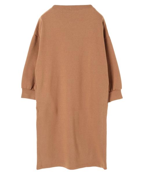 AMERICAN HOLIC(アメリカンホリック)の「・ボトル裏毛裏起毛ワンピース(ワンピース・レディース・ブラック/キャメル/ダークグリーン/チャコールグレー/モカ・M/L)」の10枚目の写真