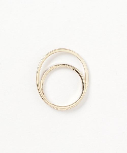 RiNc (リンク)の「【 Erin & Emma / エリン アンド エマ 】 Ring / 2連 リング(リング・レディース・ゴールド・FREE)」の2枚目の写真