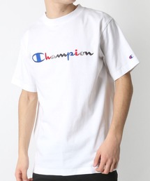 Champion/チャンピオン カラーロゴ刺繍 Tシャツ