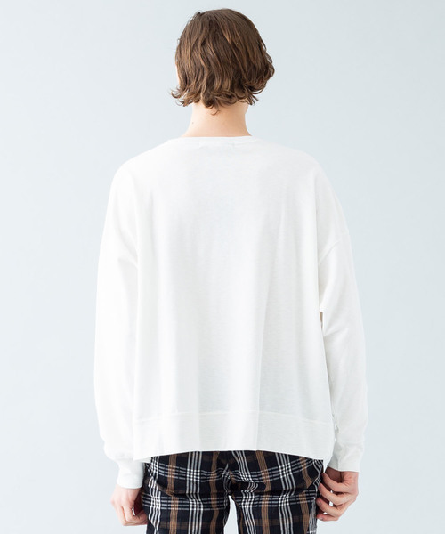 Magine(マージン)の「【magine】MARBLE VINTAGE PILE BIG P/O L/S(Tシャツ/カットソー・メンズ・ブラック/グレー/ホワイト/ネイビー・46/44/48)」の22枚目の写真