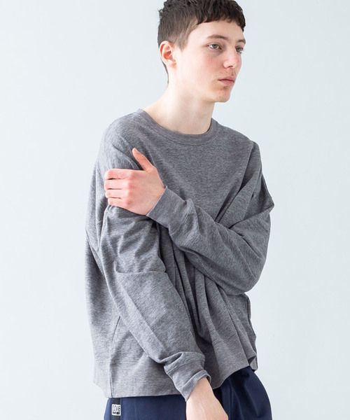 Magine(マージン)の「【magine】MARBLE VINTAGE PILE BIG P/O L/S(Tシャツ/カットソー・メンズ・ブラック/グレー/ホワイト/ネイビー・46/44/48)」の17枚目の写真