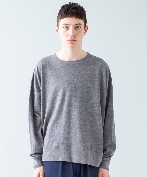 Magine(マージン)の「【magine】MARBLE VINTAGE PILE BIG P/O L/S(Tシャツ/カットソー・メンズ・ブラック/グレー/ホワイト/ネイビー・46/44/48)」の15枚目の写真