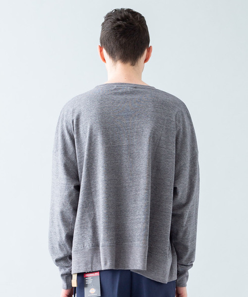 Magine(マージン)の「【magine】MARBLE VINTAGE PILE BIG P/O L/S(Tシャツ/カットソー・メンズ・ブラック/グレー/ホワイト/ネイビー・46/44/48)」の13枚目の写真