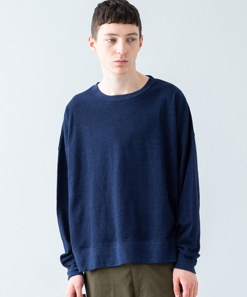 Magine(マージン)の「【magine】MARBLE VINTAGE PILE BIG P/O L/S(Tシャツ/カットソー・メンズ・ブラック/グレー/ホワイト/ネイビー・46/44/48)」の12枚目の写真