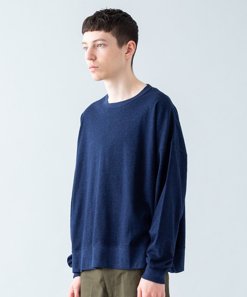 Magine(マージン)の「【magine】MARBLE VINTAGE PILE BIG P/O L/S(Tシャツ/カットソー・メンズ・ブラック/グレー/ホワイト/ネイビー・46/44/48)」の9枚目の写真