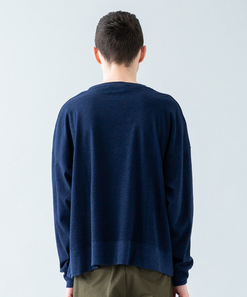 Magine(マージン)の「【magine】MARBLE VINTAGE PILE BIG P/O L/S(Tシャツ/カットソー・メンズ・ブラック/グレー/ホワイト/ネイビー・46/44/48)」の8枚目の写真