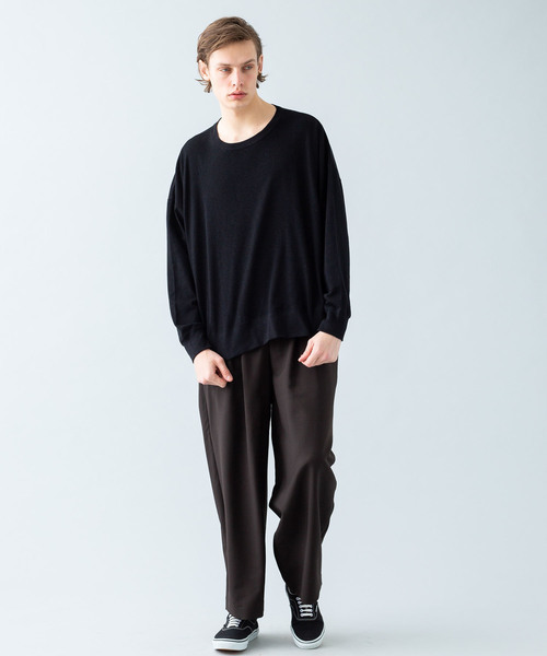 Magine(マージン)の「【magine】MARBLE VINTAGE PILE BIG P/O L/S(Tシャツ/カットソー・メンズ・ブラック/グレー/ホワイト/ネイビー・46/44/48)」の5枚目の写真