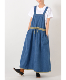 Ne-net | パイピングデニム　サロペット(つなぎ/オールインワン)